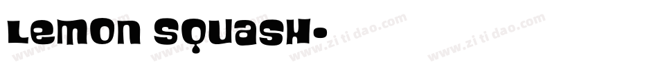 Lemon Squash字体转换